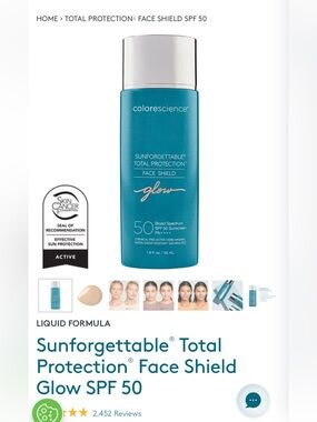 Colorscience Face shield Glow Sunscreen SPF 50